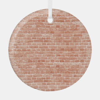 Alte rote Ziegelwandstruktur. Ornament Aus Glas