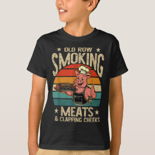 Alte Rows Smokin Fleisch und Klatschen Wangen Funn T-Shirt