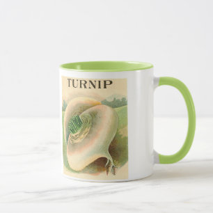 alte Rübensamenpackung Tasse