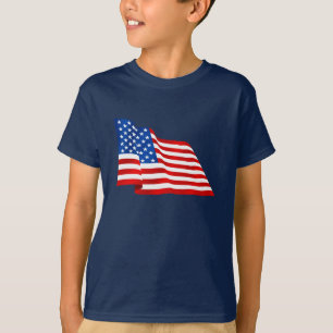 Alte Ruhmflagge US der Vereinigten Staaten T-Shirt