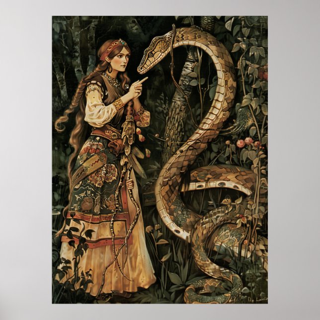 Alte russische Kunst von Viktor Vasnetsov Slavic G Poster (Vorne)