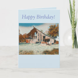 ALTE RUSTISCHE BARN - GEBURTSTAGSKARTE KARTE