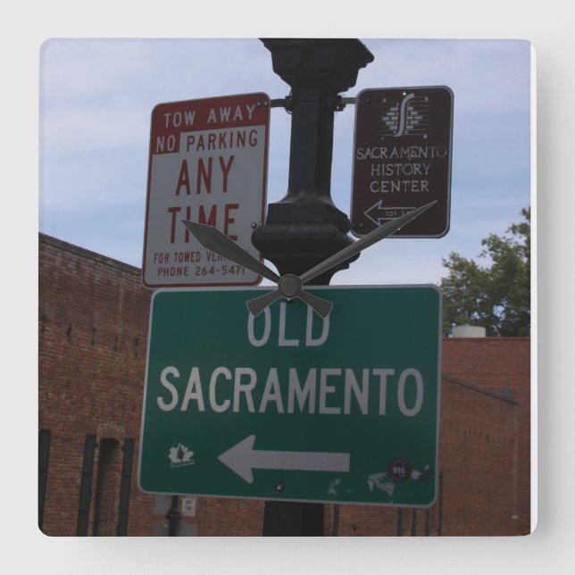 Alte Sacramento Uhr (Vorderseite)