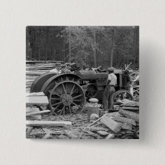 Alte Sägemühle Tractor, 1935 Button