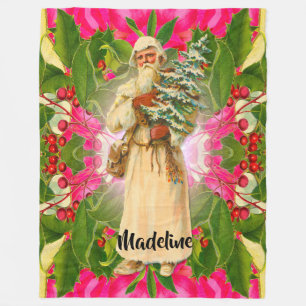 Alte Sankt vom letzten viktorianischen Fleecedecke