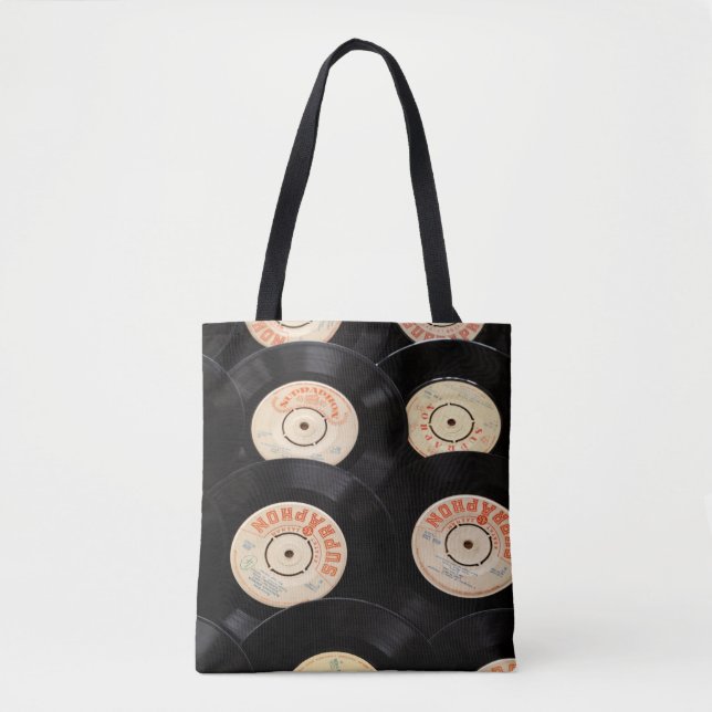 alte Schallplatten-Tasche (Vorderseite)