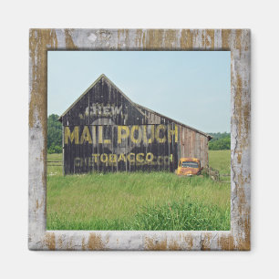 Alte Scheune Mail Pouch Tabakwerbung Magnet
