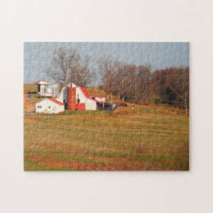 Alte Scheunen in Tennessee. Puzzle