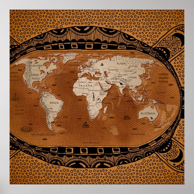 Alte Schildkröte Poster (Vorne)