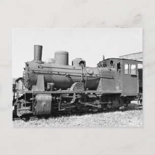 Alte Schmalspurdampflokomotive 157-5674 Postkarte
