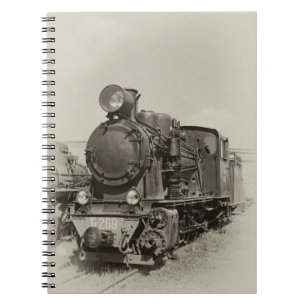 Alte Schmalspurdampflokomotive Gr-269 Notizblock