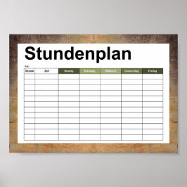 alte schmutzige Leinwand Poster