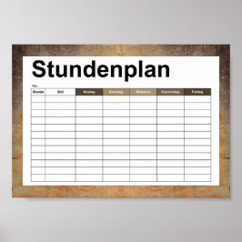 alte schmutzige Leinwand Poster