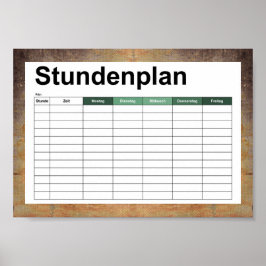 alte schmutzige Leinwand Poster