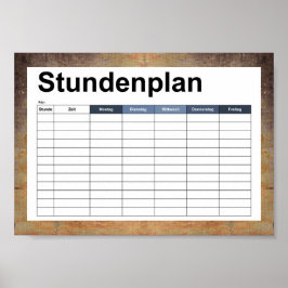 alte schmutzige Leinwand Poster