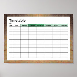 alte schmutzige Leinwand Poster