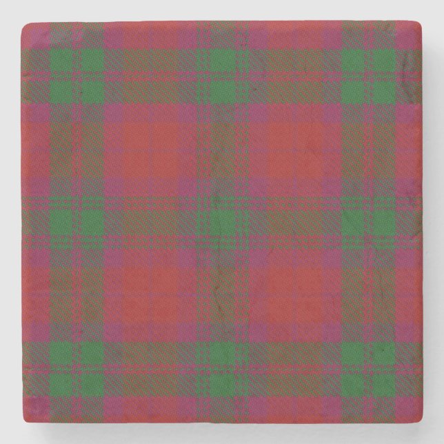 Alte Schotte Tavern Clan MacNab Tartan Steinuntersetzer (Vorderseite)