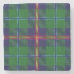 Alte Schotte Tavern Clan Young Tartan Steinuntersetzer