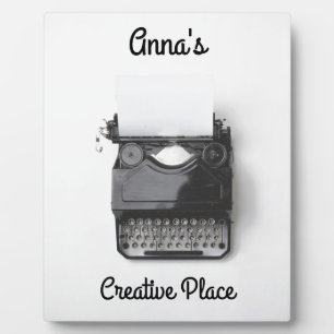 Alte Schreibmaschine für Autor, Journalist, Blogge Fotoplatte