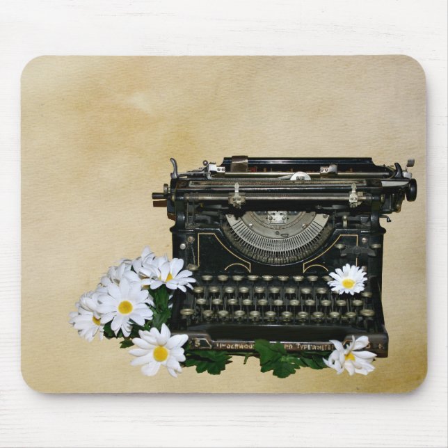 Alte Schreibmaschine Mousepad (Vorne)