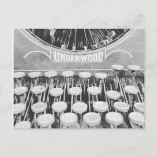 Alte Schreibmaschinen-Postkarte Postkarte