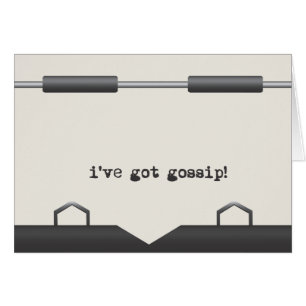 Alte Schreibmaschinenbotschaften