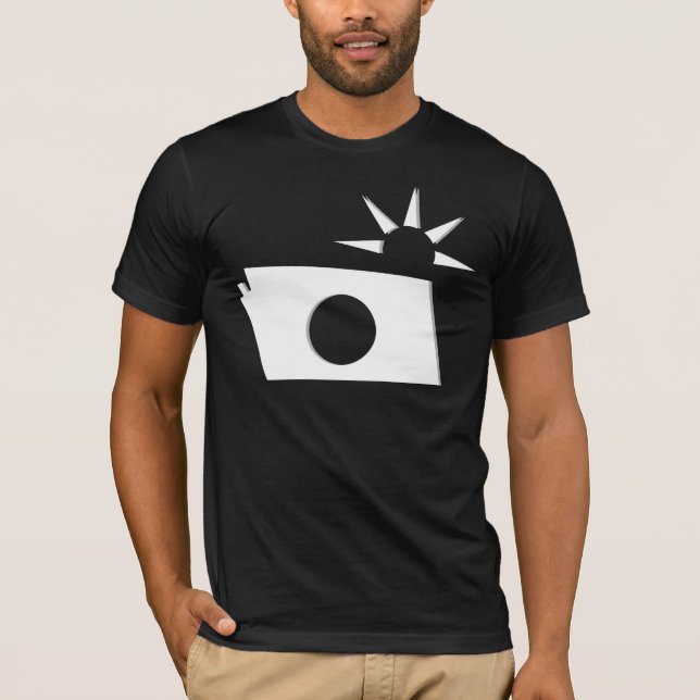 Alte Schul Kamera T-Shirt (Vorderseite)