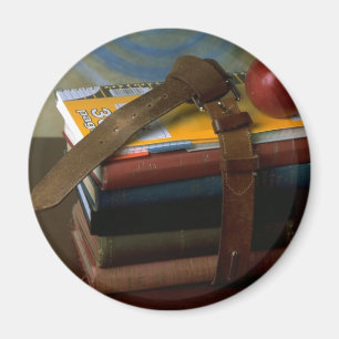 Alte Schulbücher Magnet