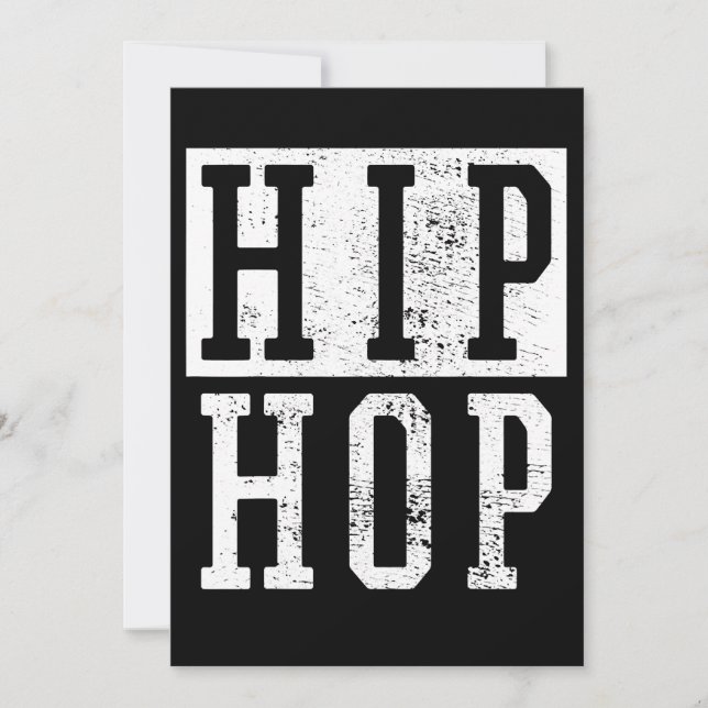 Alte Schule 90er 90er Jahre Hip Hop Rap Damiseta Einladung (Vorderseite)