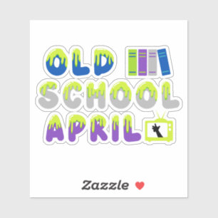Alte Schule April Sticker