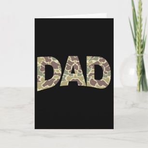 Alte Schule Camo Papa Herren Karte