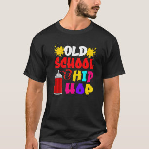 Alte Schule Hip Hop Abstrakter Maler Artisan Messy T-Shirt