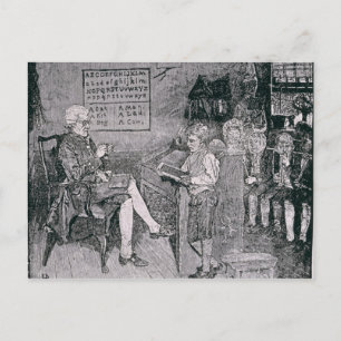 Alte Schule in Pennsylvania Postkarte