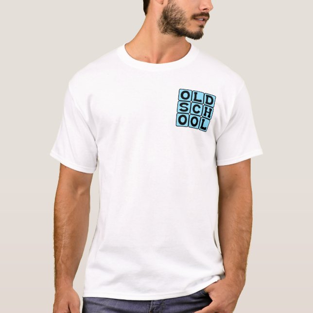 Alte Schule, Internet Meme T-Shirt (Vorderseite)
