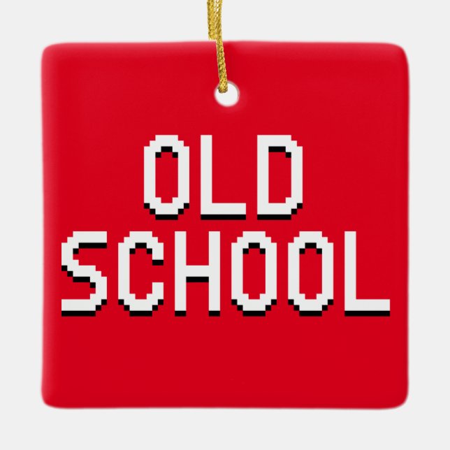 ALTE SCHULE KERAMIKORNAMENT (Vorderseite)