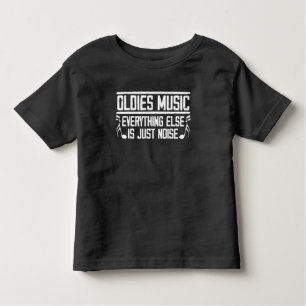 Alte Schule Oldies Music Lover 90er 80er Musiker Kleinkind T-shirt