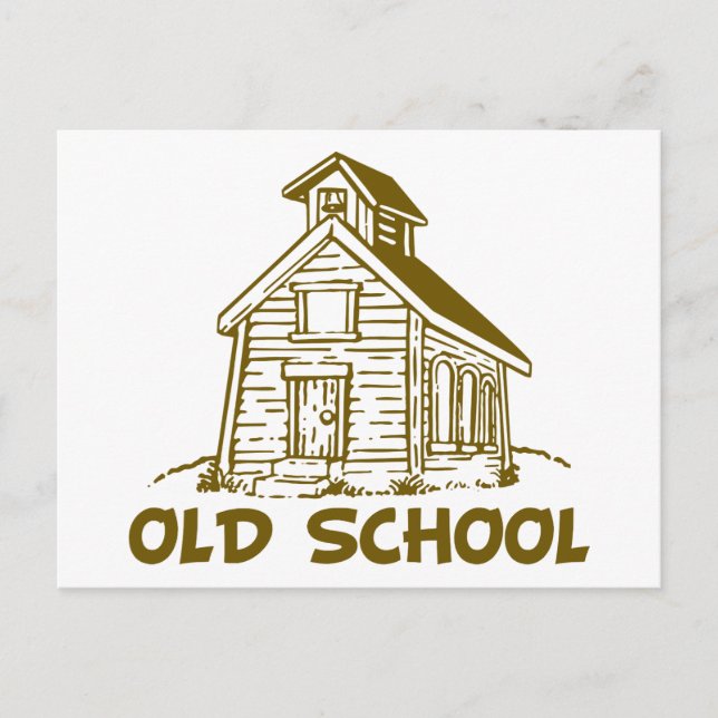 Alte Schule Postkarte (Vorderseite)