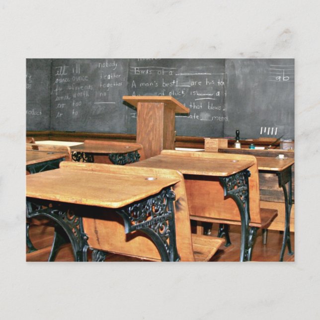 Alte Schule Postkarte (Vorderseite)