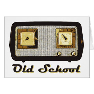 Alte Schule Radio Retro Vintag