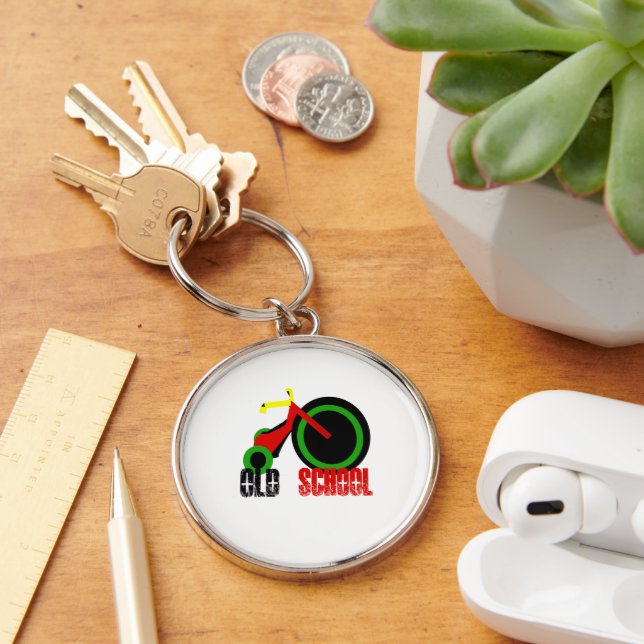 Alte Schule Schlüsselanhänger (Schreibtisch)