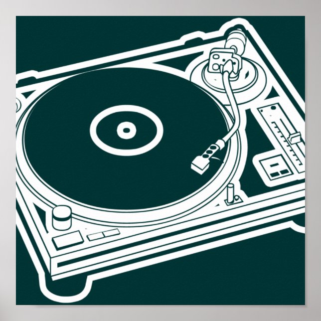 Alte Schule Wachs / Turntable Poster (Vorne)