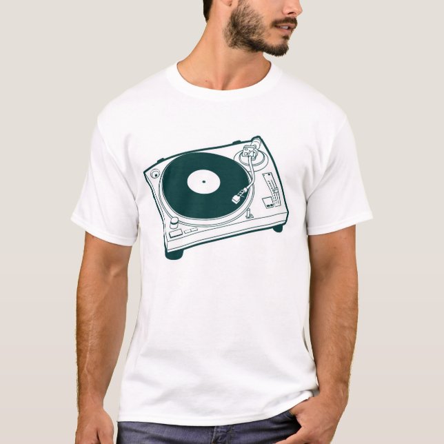 Alte Schule Wachs / Turntable T-Shirt (Vorderseite)