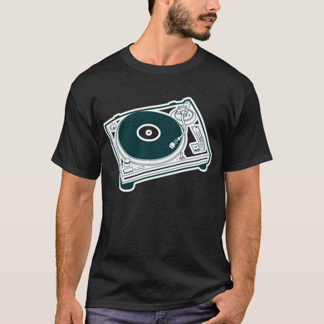 Alte Schule Wachs / Turntable T-Shirt (Vorderseite)