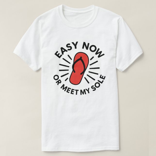 Alte Schule Warn Humor T-Shirt (Design vorne)