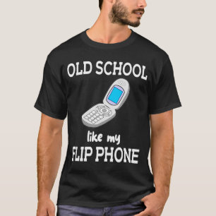 Alte Schule wie mein Gedreht Telefon Vintag Handy  T-Shirt