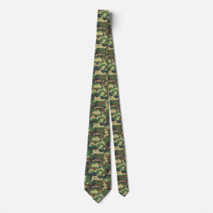 Alte Schule Woodland Camouflage Neck Tie Krawatte