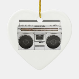 Alte SchuleBoombox Radio Keramik Ornament