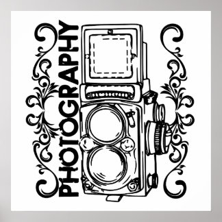 Alte Schulfotografie Poster