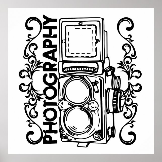 Alte Schulfotografie Poster (Vorne)