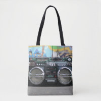Alte SchulGhettoblaster-Radio-Tasche